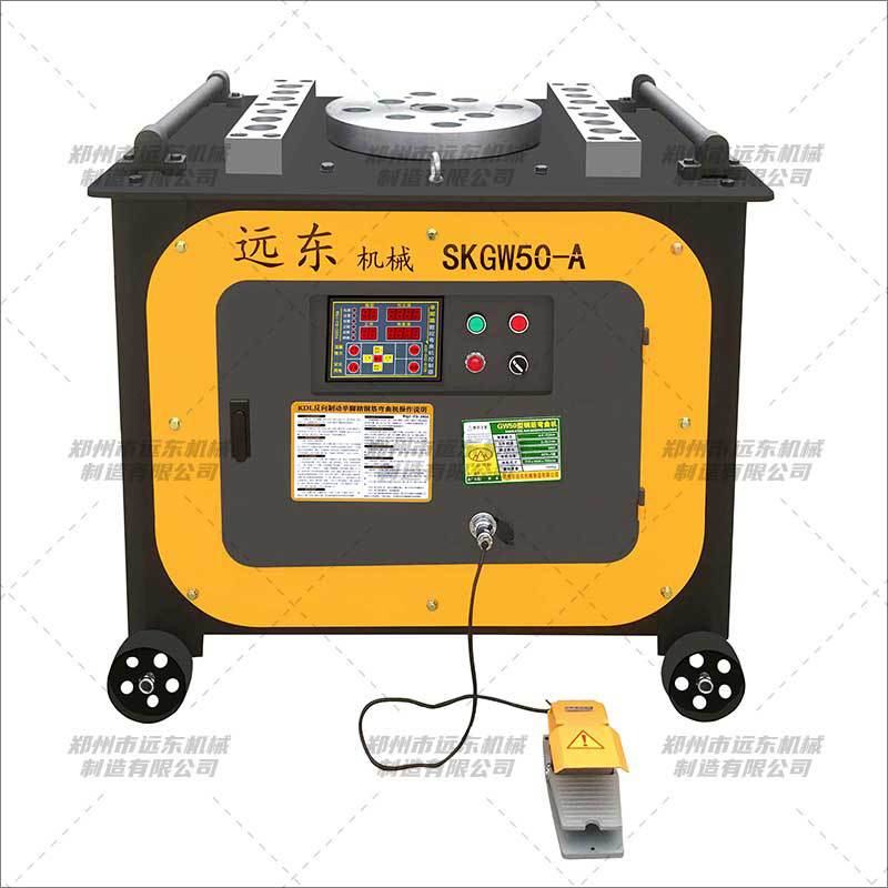 GW50型數控鋼筋彎曲機(圖1) GW50型數控鋼筋彎曲機(圖1)