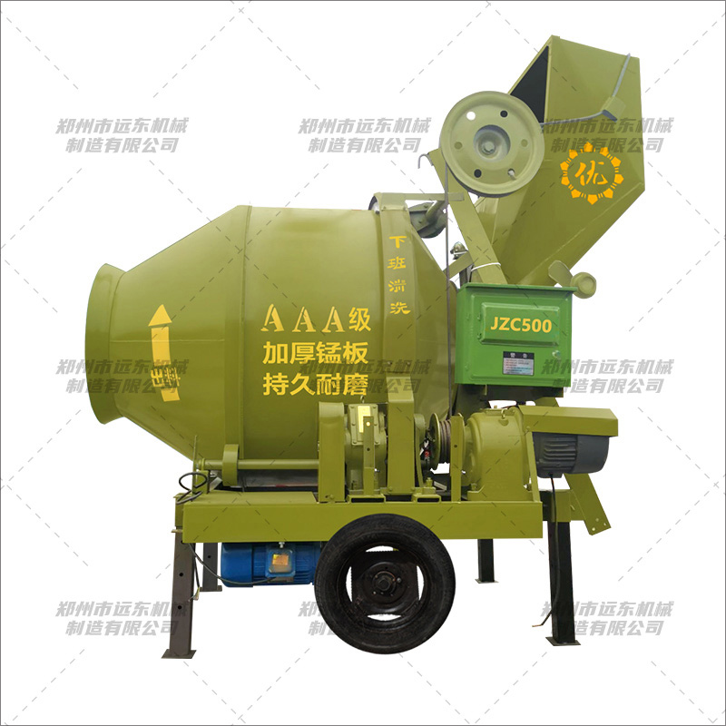 JZC500型全自動(dòng)翻斗攪拌機(圖1) JZC500型全自動(dòng)翻斗攪拌機(圖1)