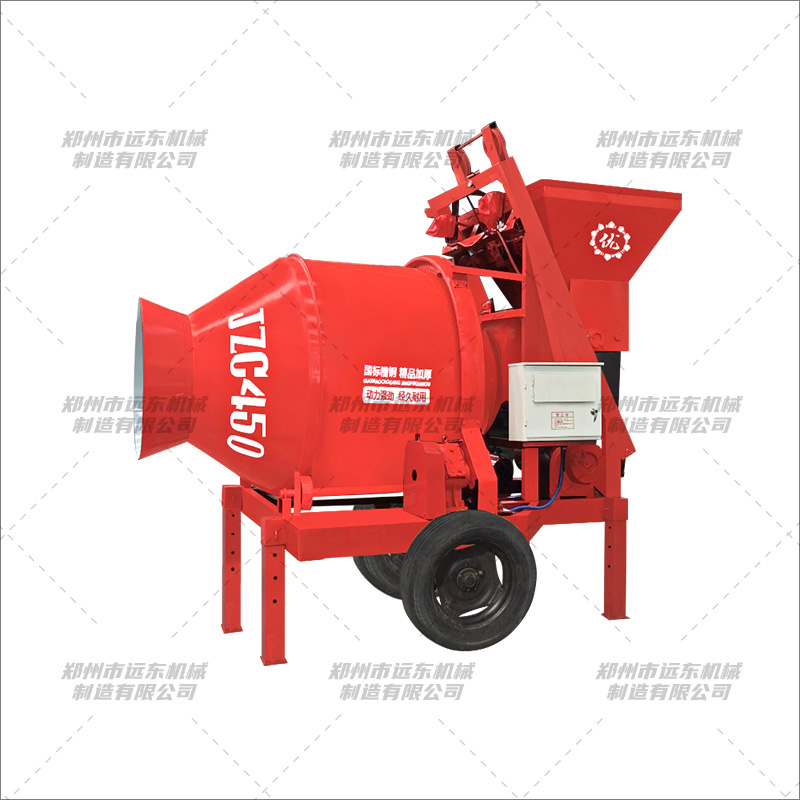 JZC450型全自動(dòng)爬斗攪拌機(圖1) JZC450型全自動(dòng)爬斗攪拌機(圖1)